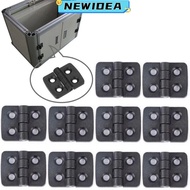 NEWIDEA Plastic Door Hinge, Black Hardware Small Hinges, Professional ABS Plastic Durable Wear-resis