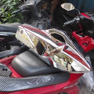 Cover Knalpot PCX 160 Chrome Cover Knalpot Vario 160 Chrome Pelindung Tutup Knalpot PCX160 Vario 160