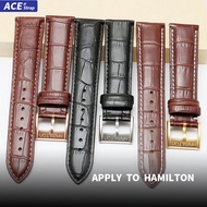 Apply to Hamilton Cowhide Leather Watch Strap 19mm 20mm 21mm 22mm 23mm 24mm
