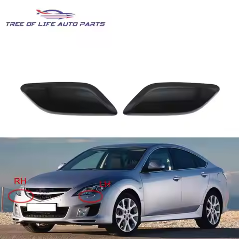 Front Left/Right Headlight Washer Nozzle Cover Cap For Mazda 6 Atenza GH 2008-2012 GS1F518H1C GS1F51