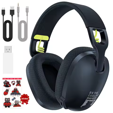 Onikuma B2 Wireless Gaming Headset For PS5 PS4 PC 2.4GHz USB Game Headphones With Mic Ergonomic Desi