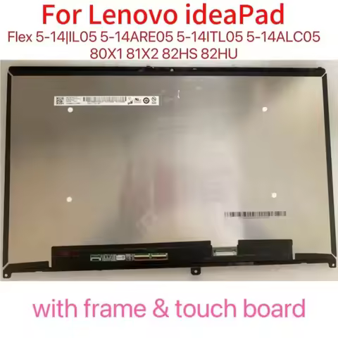 For Lenovo Ideapad Flex 5-14Iil05 5-14Are05 5-14Itl05 5-14Alc05 80X1 81X2 82Hs 82Hu Lcd Touch Screen