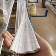 Garis Gipsum Garis Siling PVC Garis Sudut Siling Jalur Hiasan Bukan Pelekat Sendiri Garis Sudut Sili