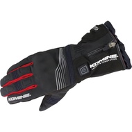 【Direct from Japan】Komine EK-201 1128 Protective Electric Gloves for Motorcycles, 12 V, Black/Red, X