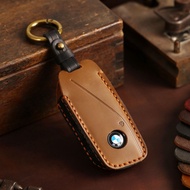 【Available】For Bmw 2025 Ix3 Ix2 5Series G60 ix i7 X7 7Series Key Holder Luxury Leather Car Key Case 