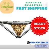 Men Jockstrap Underwear Sexy Underpants Spender Seluar Dalam Lelaki Leopard Design