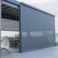 Zip Blinds , Zip Track Outdoor  , Motorised Sunscreen Outdoor Roller Blind Bidai Outdoor Smart Blind