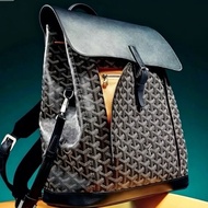 Goyard戈雅Alpin黑色雙肩包⛱️貝克漢同款男女通背款