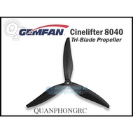 1 GEMFAN Cinelifter 8040 3 Blades Nylon Carbon Propeller 8inch bag