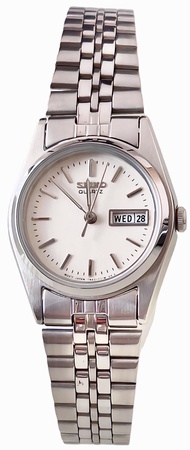 นาฬิกาข้อมือผู้หญิง SEIKO Quartz รุ่น 7N83-0011 ขนาดตัวเรือน 25 มม. ตัวเรือน สาย Stainless steel หน้าปัดสีเงิน