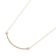 【二手】蒂芙尼 T 字微笑Smile項鍊 60011678，頸圍 40.5 厘米，K18PG（玫瑰金）TSmile小項鍊