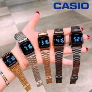 นาฬิกาข้อมือ Casio Vintage touch watch มาใหม่ล่าสุด สำหรับผู้หญิง หน้าปรอท หน้าจอระบบสัมผัสLED แถมฟร