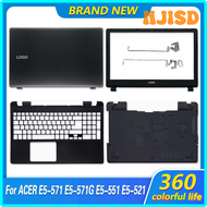 NJISD ใหม่สำหรับ ACER E5-571 E5-571G E5-551G E5-551 E5-521 E5-511 E5-531ปกหลัง LCD/ฝาปิดโน้ตบุค/ที่พ