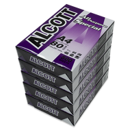 กระดาษถ่ายเอกสาร ยี่ห้อ Alcott ม่วง ขนาด A4 80 แกรม (5รีม / แพ็ค)