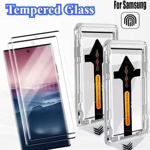 2Pcs Tempered Glass For Samsung Galaxy S25 S23 S24 Ultra S21 S22 Plus Screen Protector For Samsung G