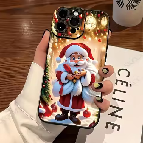 New Christmas-themed Santa Claus pattern creative best-selling phone case - suitable for iPhone 11/1