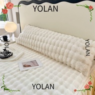 YOLANDAGOODS Plush Pillowcase, Imitation Rabbit Fur Extended Size Pillow Covers,  Soft Multi-color 4