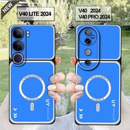 Vivo V40 case and Vivo V40 Pro case and Vivo V40 Lite case _Clear Black Flexible Silicone case