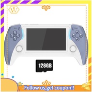 【W】PROJECT X PRO Handheld Video Game Console 128G+20000 Games 4.3inch Display 3D Stereo Sound Suppor