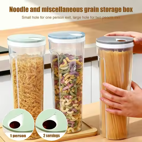 Noodles Sealed Can Miscellaneous grain pasta storage tank Kitchen Storage & Organization Quantitativ