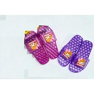 GIRLS' CHILDREN'S SLIPPERS, CLEAR PLASTIC SLIPPERS, BEAR SLIPPERS, PRETTY GIRLS' SHAPE SLIPPERS