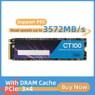 CT100 SSD Nvme 250Gb 512Gb 1Tb 2เทราไบต์ SSD M.2 SSD 2280เอสเอสดีของเครื่องพีซี SSD สำหรับโน็คบุคตั้