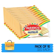 REBISCO FIESTA PASTILLAS CRACKER SANDWICH 32G / PACK OF 10