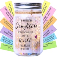 Bible Verse Jar for Daughter with Diamond LED Light