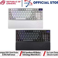 ASUS M902 ROG AZOTH 96 HE WIRELESS GAMING KEYBOARD - HFX V2 MAGNETIC SWITCH - BLACK / WHITE