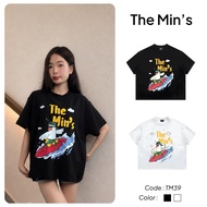 Local Brand The Min’s Duck Surfing T-Shirt TM39 Unisex Boxy Form T-Shirt 100% Cotton Fabric