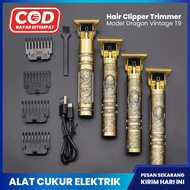 PLUTOS [BISA COD] Alat Cukur Elektrik Hair Clipper Trimmer Model Dragon Vintage T9 Alat Cukur Kumis dan Jenggot Mesin Portong Rambut Alat Cukur Rambut Mesin Cukur Rambut Elektrik Gunting Cukur Elektrik Cukur Kumis Jenggot