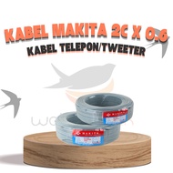 Makita 2C x 0.6 100m Telephone Cable Tweeter Cable
