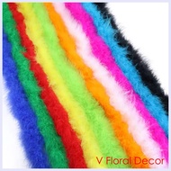 Tali Bulu Jalur Gemilang Merdeka/Wedding Party Decor Fluffy Feather/Bulu Ayam/Jalur Bulu Aksesori Ke