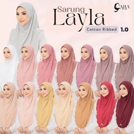 Tudung sarung pleated