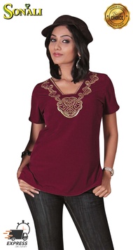 Sonali Premier Quality Ladies Blouse / Top Modern Casual Indian ladies Blouse / Tops (Color and Styl