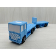 Limited Sale~1: 64~Rear Axle Lift Edition 1+1 Full Trailer Model 1/64 Car Model