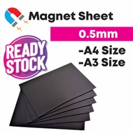 0.5MM Rubber Magnet Sheet A4 & A3 Size Cut to sheet