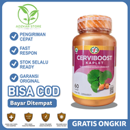 CERVIBOOST Kaplet Obat Herbal Nutrisi Otak Asli Vertigo dan Dimensia (Pikun)
