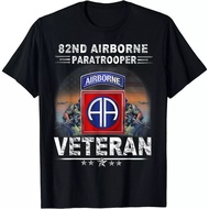 Us 82Nd Airborne Veteran American Flag Design Best Tee T-Shirt