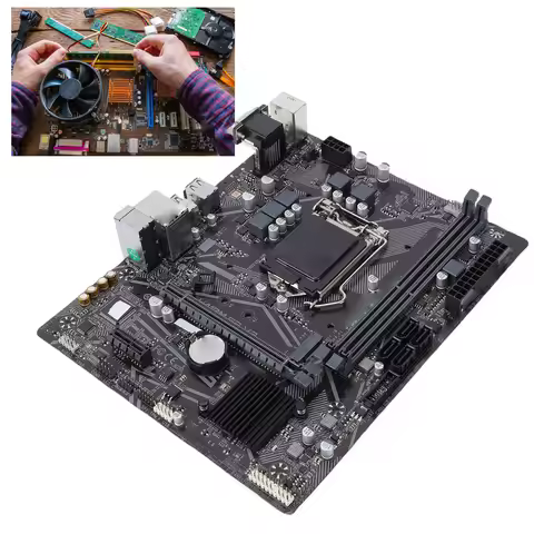 H410M V3 S2 M ATX LGA1200 Motherboard Dual Channel DDR4 DIMM PCI E 3.0 Serial ATA III USB3.2 Gen1 RJ