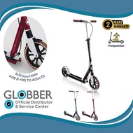 Globber NL205 Deluxe Kick Scooter - Big Wheels Foldable Kids Scooter (For Age 8 years to adults)