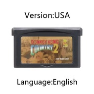 Bandai | GBA Game 32Bit Cartridge Video Game Console Card Donkey Kong Series vs. Donkey Kong Country