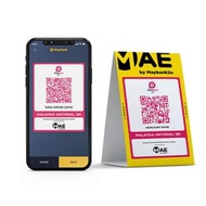 REGISTER MAE QR PAY FOR BUSINESS (standee and sticker) 1set