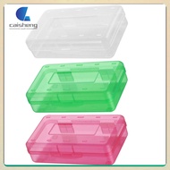 caisheng  3 Pcs Transparent Pencil Case Desk Containers Stackable Cases Boxes Plastic