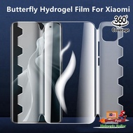 Xiaomi 11 Ultra / Mi 11 Lite / Mi 11 / Mi 10 / Mi 10 Ultra / Mi 10 Pro Butterfly 360 Hydrogel Screen