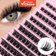 Lash Clusters Kit , 8-16mm D Curl 3D Wispy Volume Lashes, DIY Eyelash Extensions Eyelash Extension S