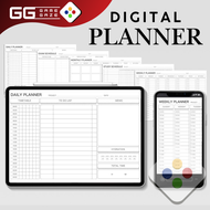 Notability / GoodNotes Minimalist Exam Planner / Monthly Planner / Weekly & Daily Planner / Digital