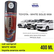 Penta aerosol white W09 971 white avanza toyota Spray Paint, Fast Drying 400cc