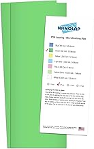 NANOLAP PSA Lapping Film, 2 Pc 30 Micron (600 Grit) Adhesive Polishing Paper, 4-1/4” x 11” Microfini