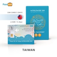 SIM Card Taiwan - 5 Hari UNLIMITED - Simcard